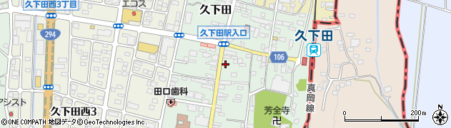 栃木県真岡市久下田838周辺の地図