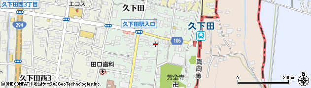 栃木県真岡市久下田840周辺の地図