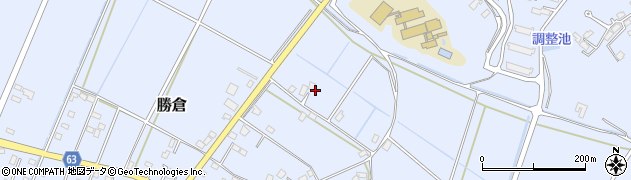 茨城県ひたちなか市勝倉周辺の地図
