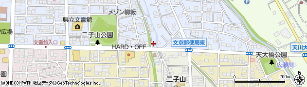 男の美容室 ファンズ前橋文京町店周辺の地図