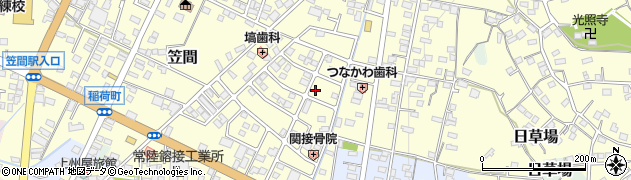 茨城県笠間市笠間5047周辺の地図