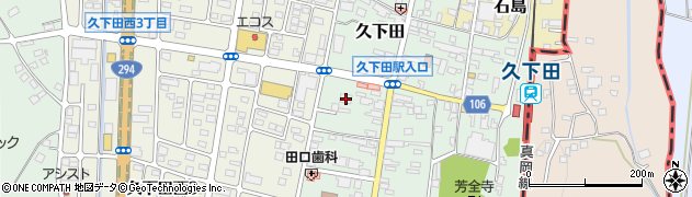 栃木県真岡市久下田943周辺の地図