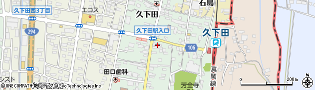 栃木県真岡市久下田844周辺の地図