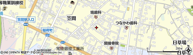 茨城県笠間市笠間5064周辺の地図