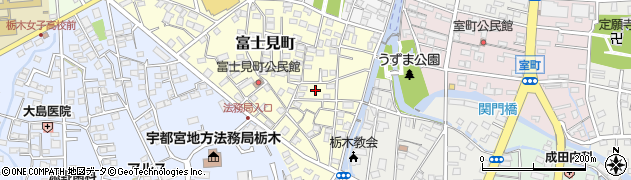 栃木県栃木市富士見町10周辺の地図