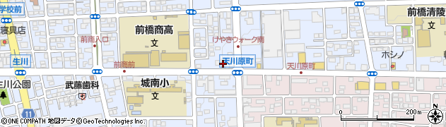 しののめ信用金庫前橋南支店周辺の地図