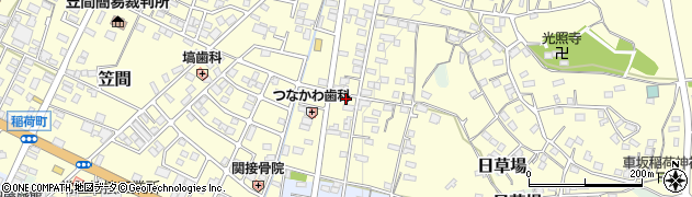 茨城県笠間市笠間1991周辺の地図