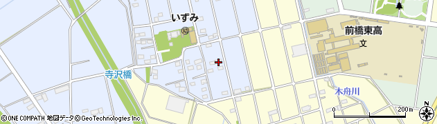 群馬県前橋市女屋町1014周辺の地図
