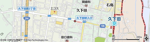 栃木県真岡市久下田940周辺の地図