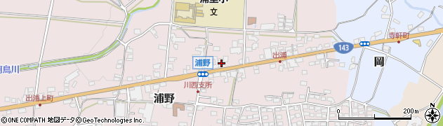 長野県上田市浦野44周辺の地図