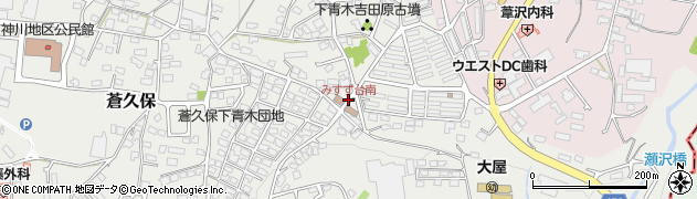 みすず台南周辺の地図