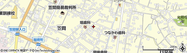 茨城県笠間市笠間5018周辺の地図