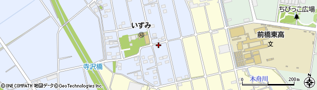 群馬県前橋市女屋町1018周辺の地図