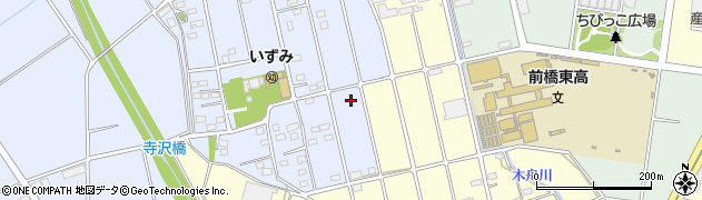 群馬県前橋市女屋町1006周辺の地図