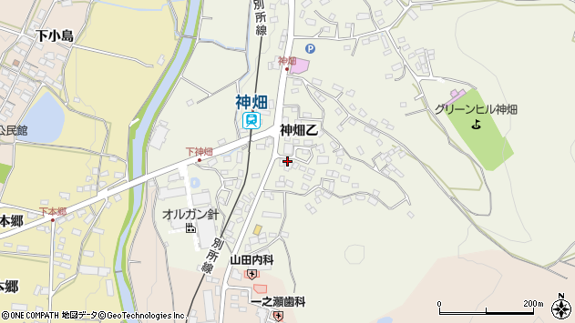 〒386-1108 長野県上田市神畑乙の地図