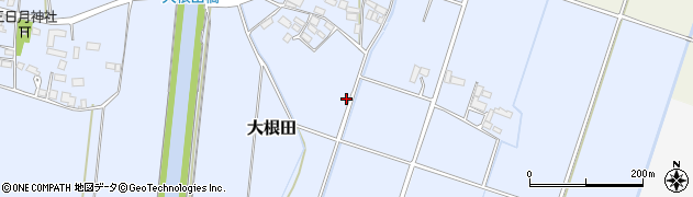 栃木県真岡市大根田1609周辺の地図