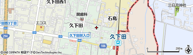 栃木県真岡市久下田854周辺の地図