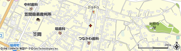 茨城県笠間市笠間1967周辺の地図