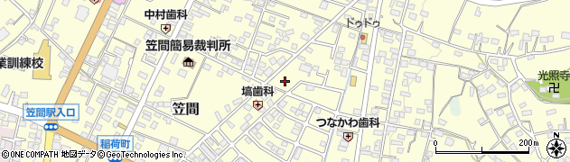 茨城県笠間市笠間1938周辺の地図