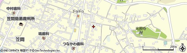 茨城県笠間市笠間2098周辺の地図
