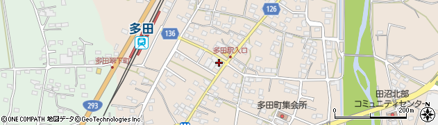 栃木県佐野市多田町1083周辺の地図