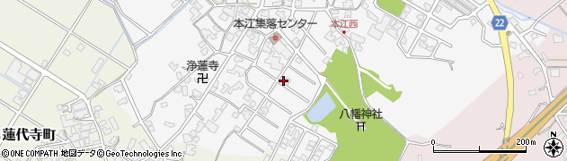 石川県小松市本江町（乙）周辺の地図