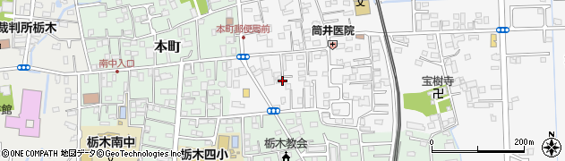 栃木県栃木市神田町2周辺の地図