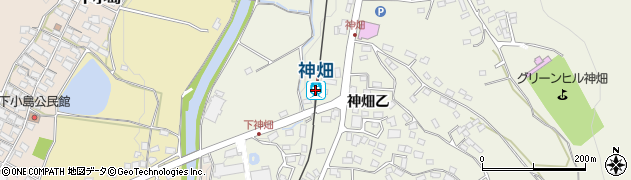 神畑駅周辺の地図