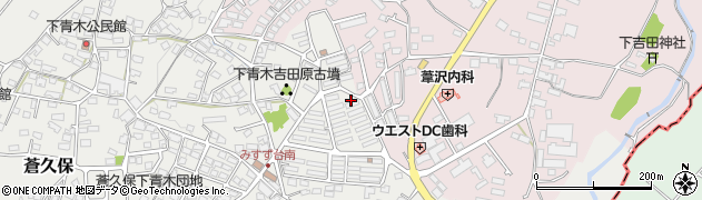 長野県上田市蒼久保（みすず台北）周辺の地図