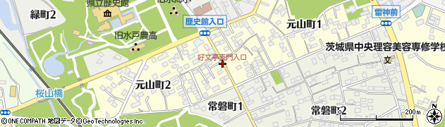 好文亭表門入口周辺の地図