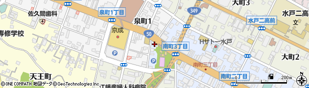 エステサロン ルクラ 水戸本店(lecura)周辺の地図