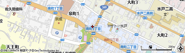 みずほ銀行水戸支店周辺の地図