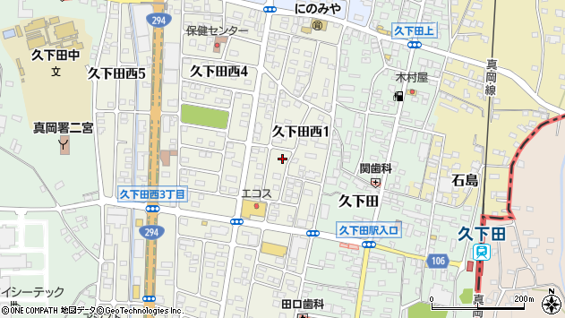〒321-4522 栃木県真岡市久下田西の地図