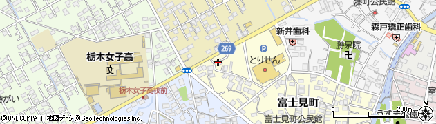 Ａ栃木市・雨漏り修理・屋根の防水・塗装工事　２４Ｘ３６５安心受付センター周辺の地図