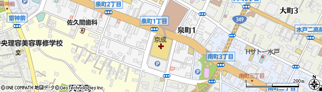 クリーニングのシルキー京成店周辺の地図