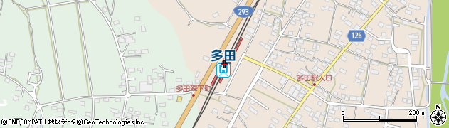 栃木県佐野市周辺の地図