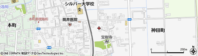 栃木県栃木市神田町14周辺の地図