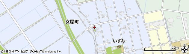 群馬県前橋市女屋町1139周辺の地図