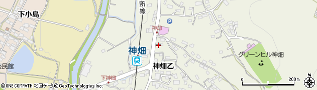 長野県上田市神畑乙54周辺の地図