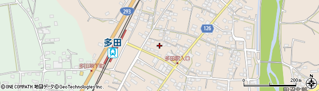 栃木県佐野市多田町1062周辺の地図