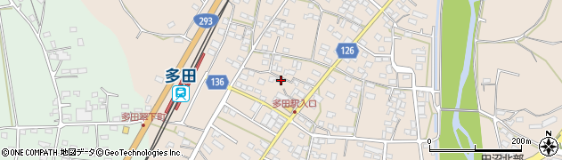栃木県佐野市多田町1064周辺の地図