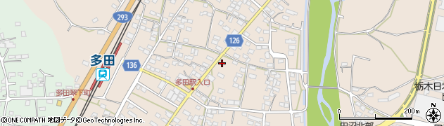 栃木県佐野市多田町923周辺の地図