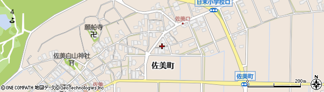 石川県小松市佐美町（チ）周辺の地図