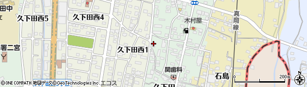 栃木県真岡市久下田1377周辺の地図