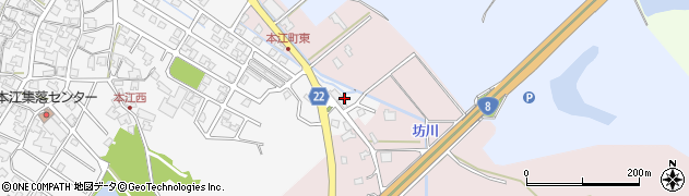 石川県小松市本江町カ周辺の地図