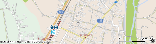 栃木県佐野市多田町1196周辺の地図