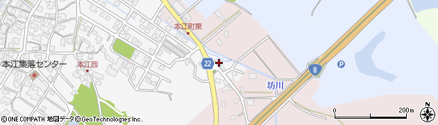 石川県小松市本江町カ258周辺の地図