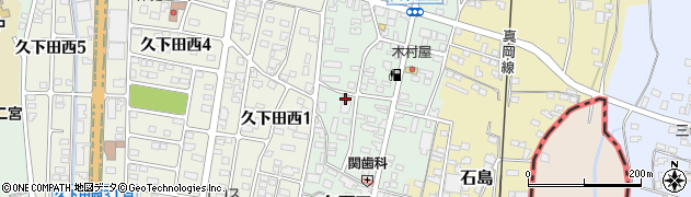 栃木県真岡市久下田1380周辺の地図