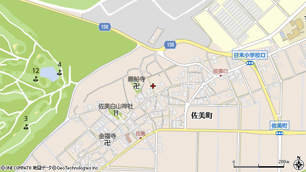 〒923-0984 石川県小松市佐美町の地図