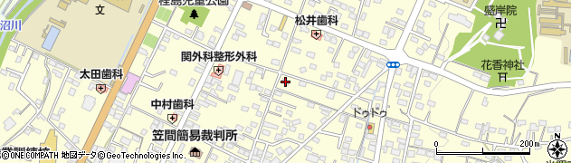 茨城県笠間市笠間1907周辺の地図